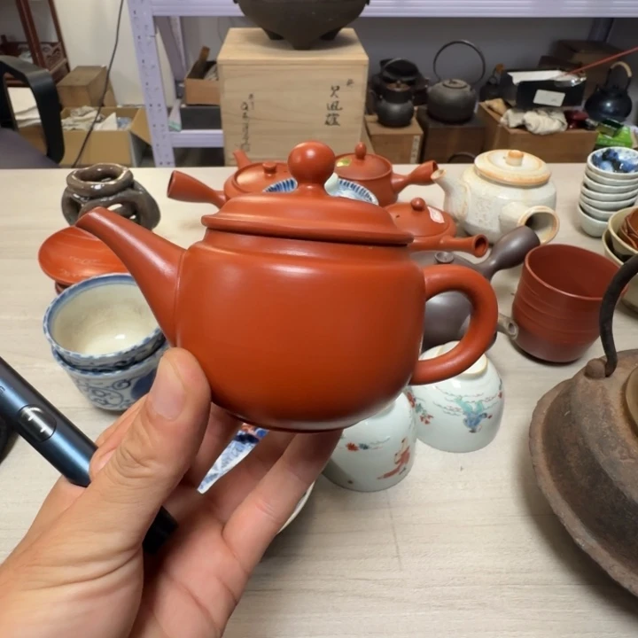 江***雨瓷片茶道具工艺品