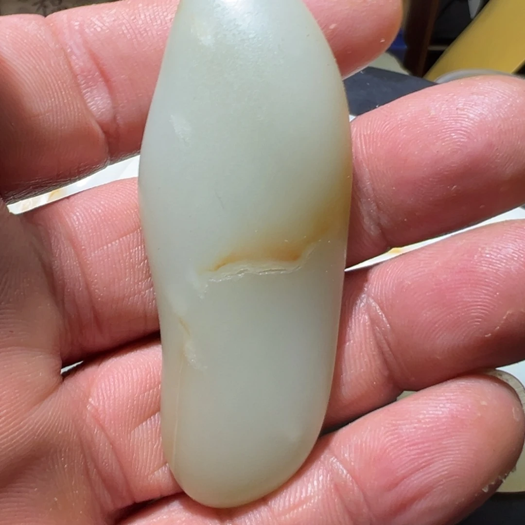 一***道和田玉未镶嵌挂件