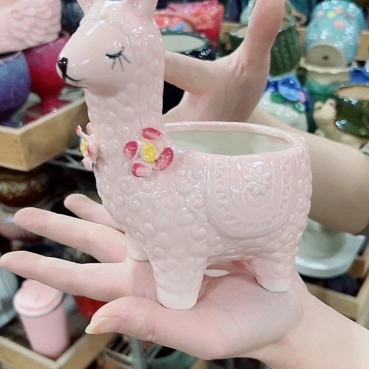 凑单10元陶瓷花盆发货！