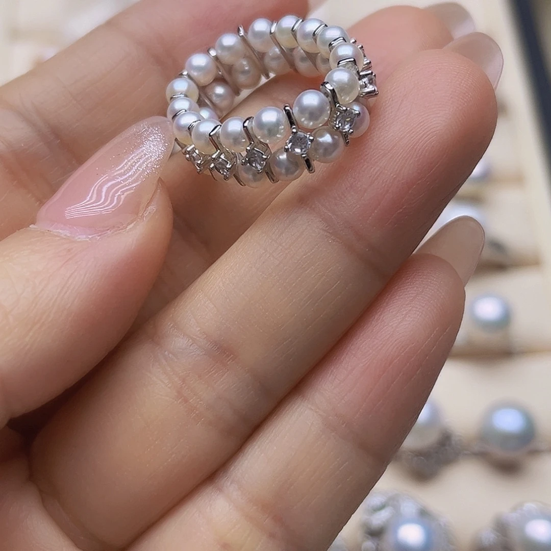 淡水珍珠吊坠或者耳钉未镶嵌