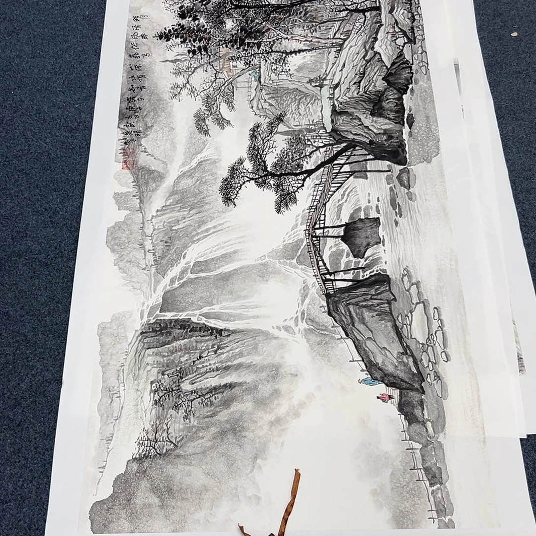 国画纯手绘作品欣赏图