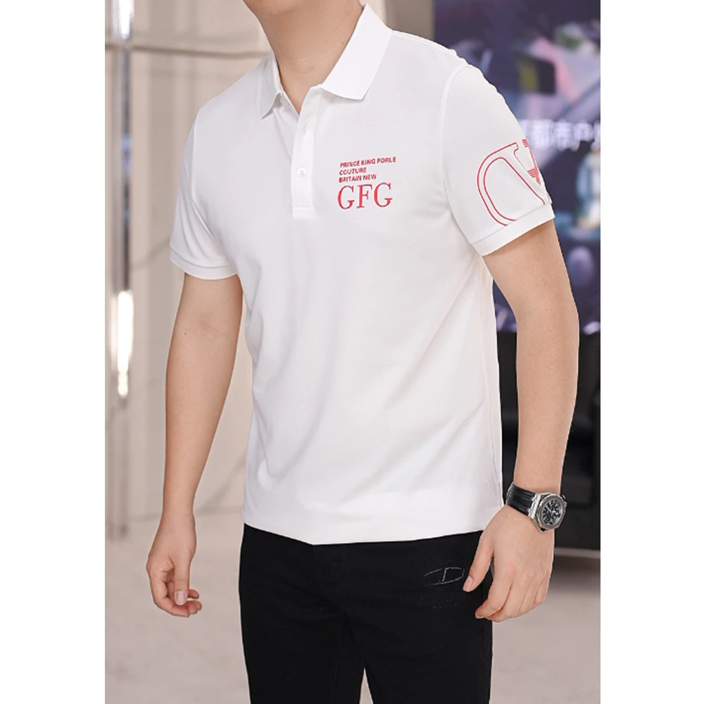 2025春夏短袖polo衫T恤男士翻领半袖休闲百搭男款中年BEC8305