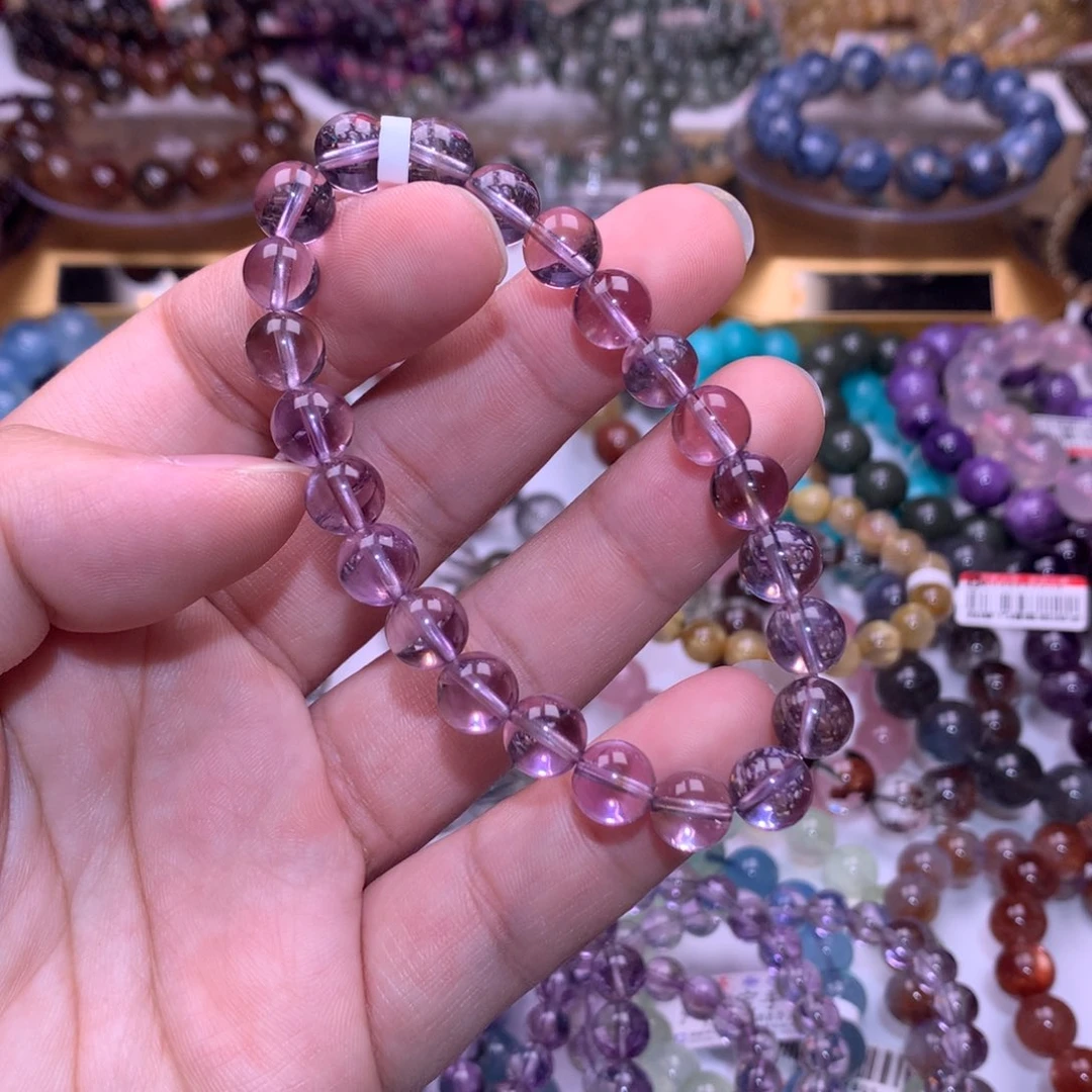 水晶手链未镶嵌8mm紫水晶