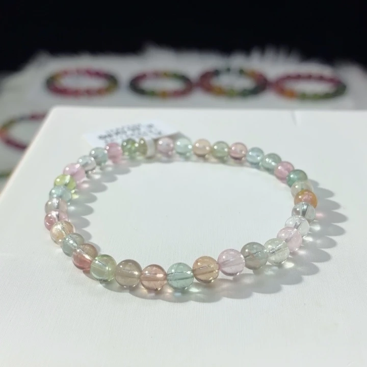 碧玺手链未镶嵌5.2mm±