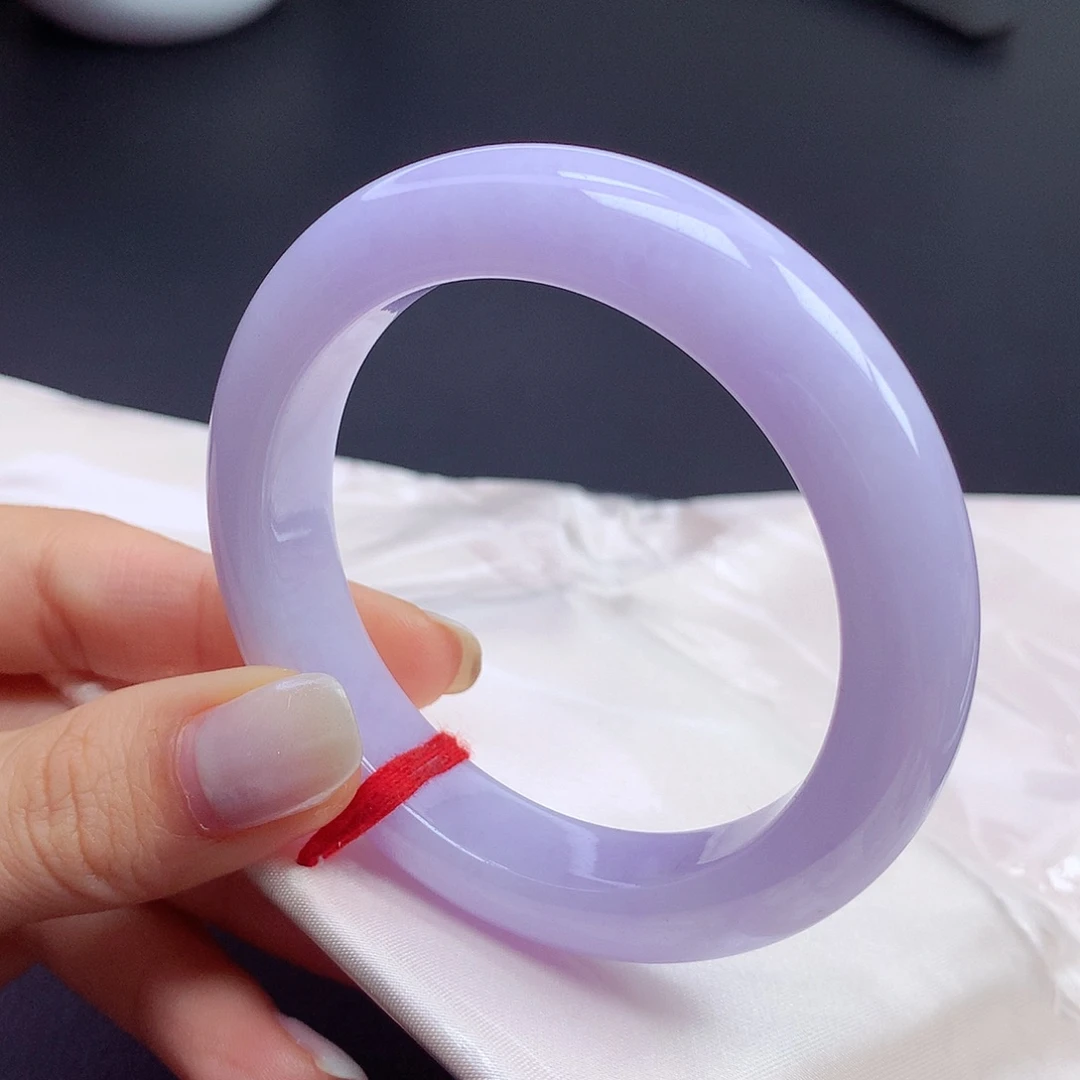 翡翠未镶嵌手镯54-55圈口