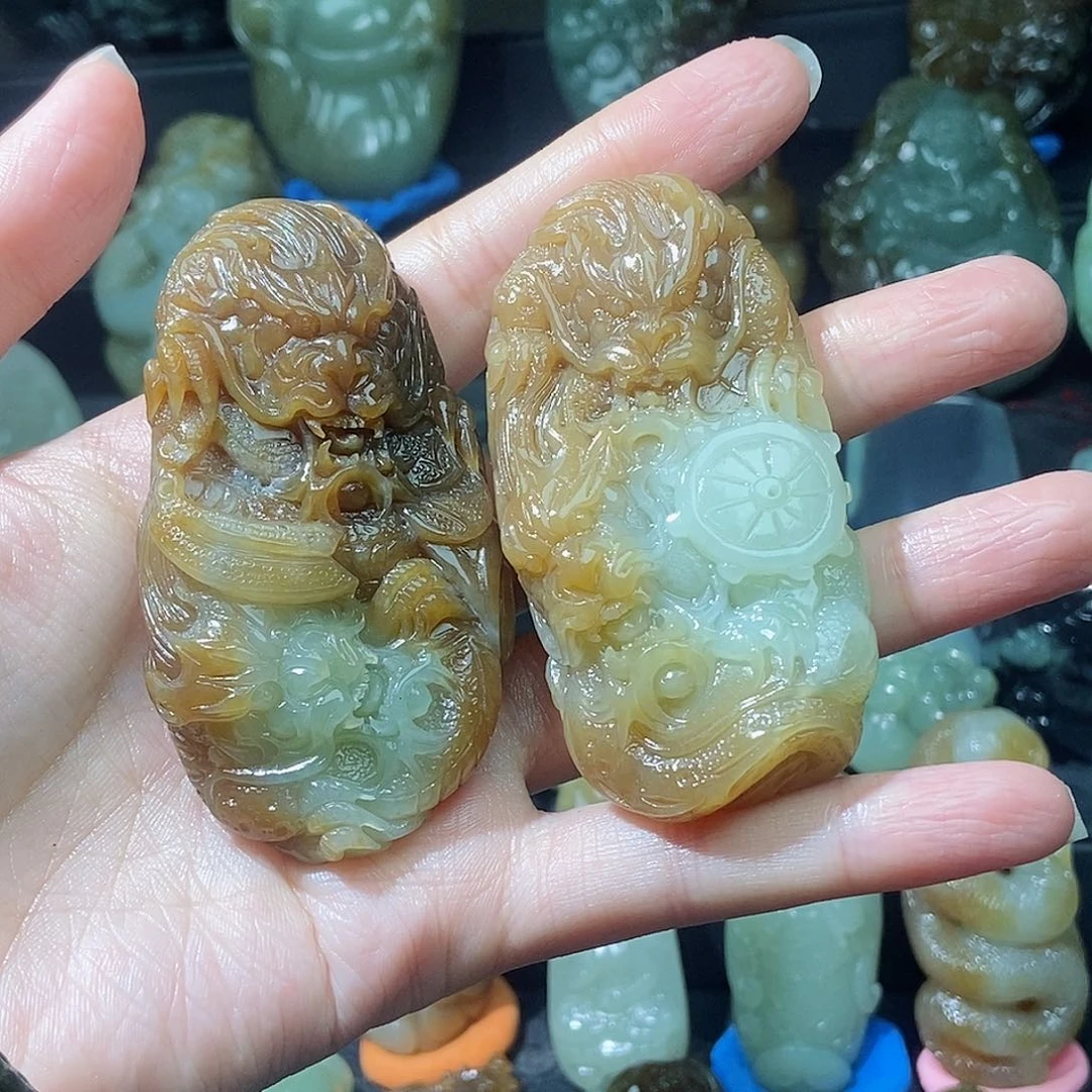 和田玉颈饰未镶嵌半***