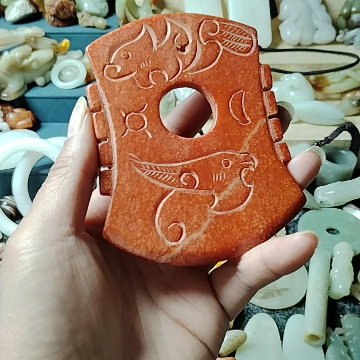 和田玉未镶嵌吊坠(不含链)