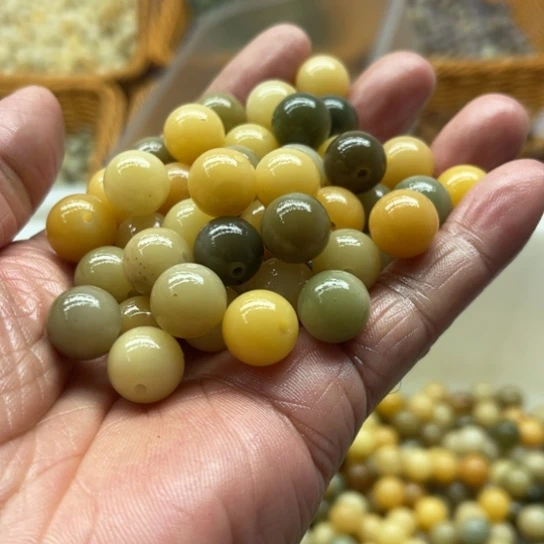 白玉菩提吊坠12多宝圆珠200颗