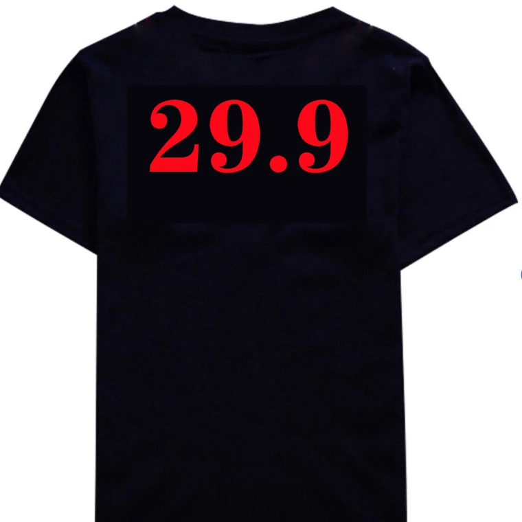 港风宽松休闲T恤休闲黑色通用印花修身型短袖潮流