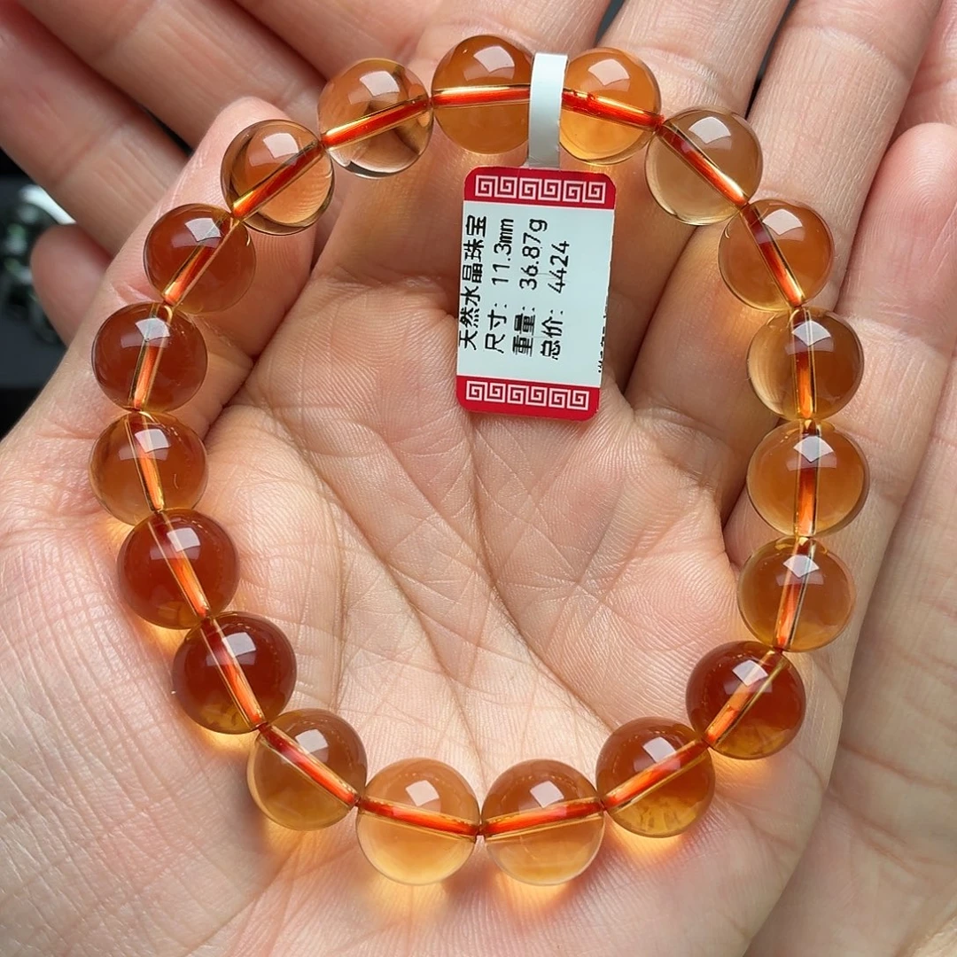水晶手串未镶嵌天然水晶