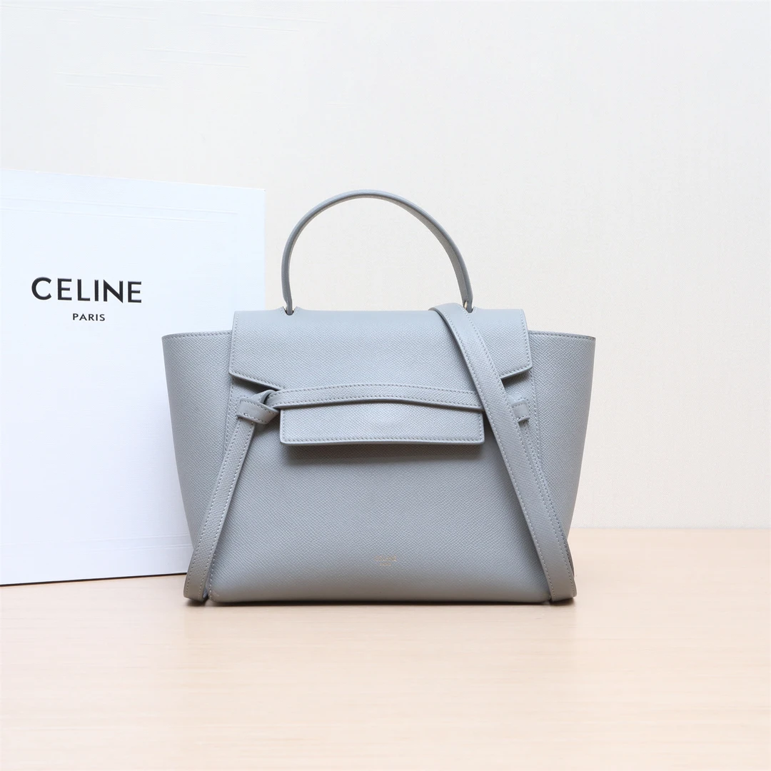 95新 Celine/思琳 积分黑黑 Belt 鲶鱼包 Micro 单肩包