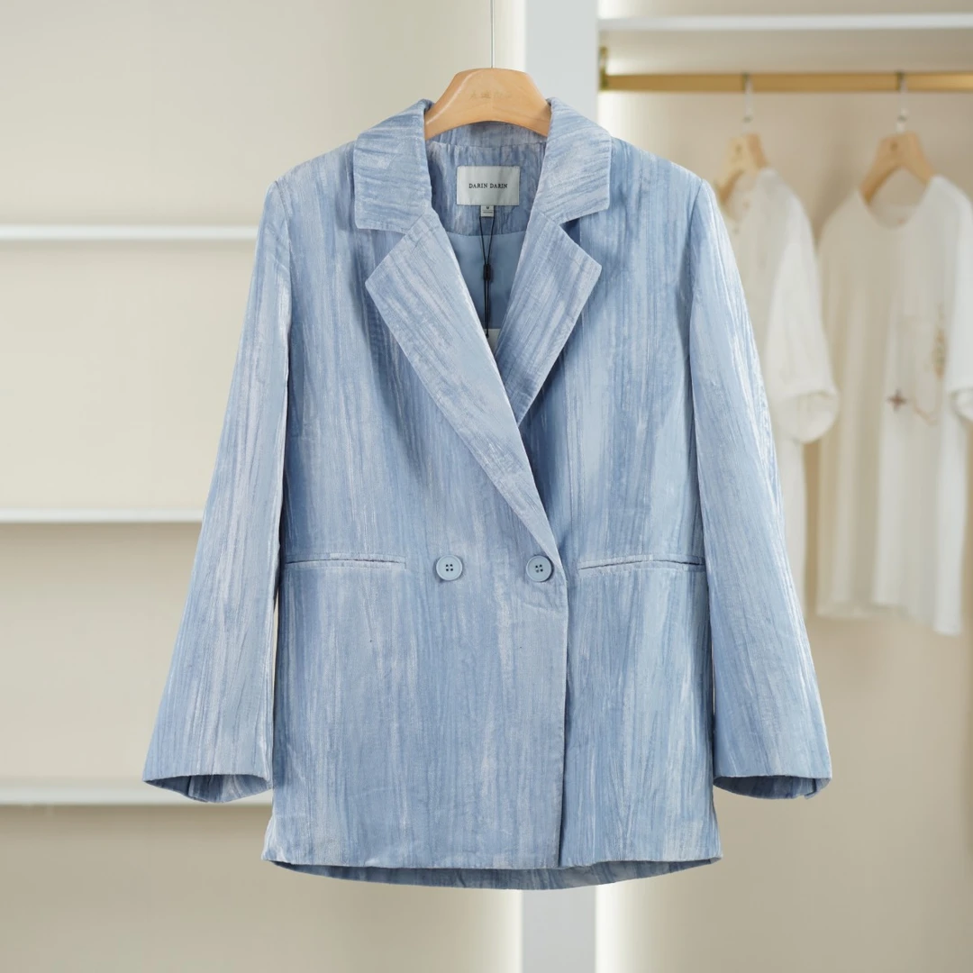 麦迪尚品【达】5121305 秋季时尚气质高级感西服外套品牌女