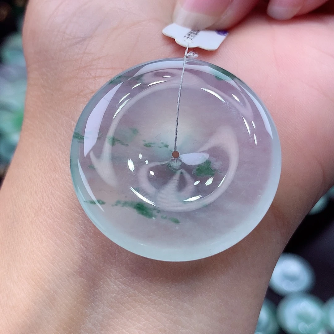 颈饰未镶嵌翡翠编号24尺寸32.7-6.4