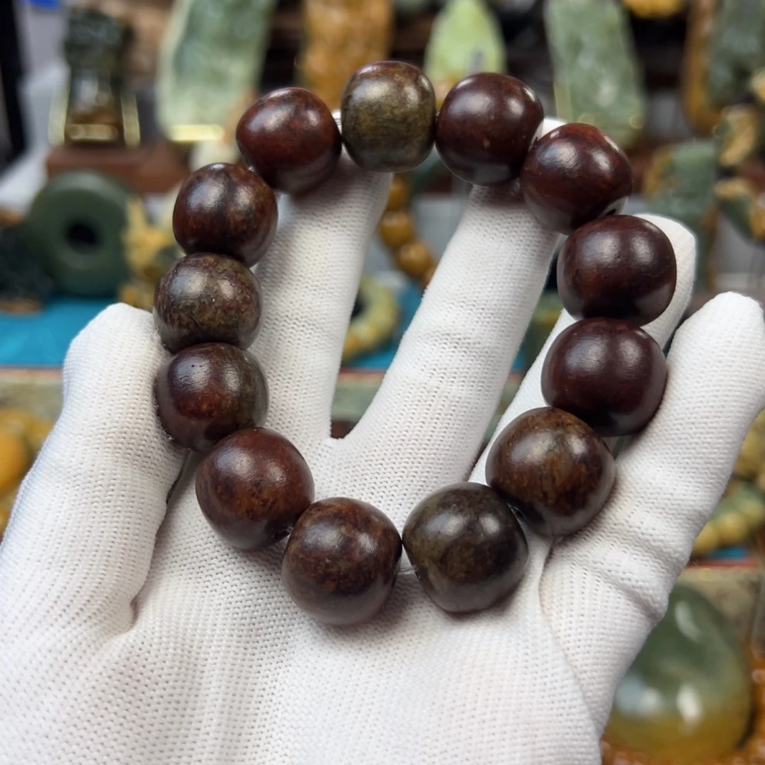 3***8岫岩河磨玉（透闪石质玉）未镶嵌手串