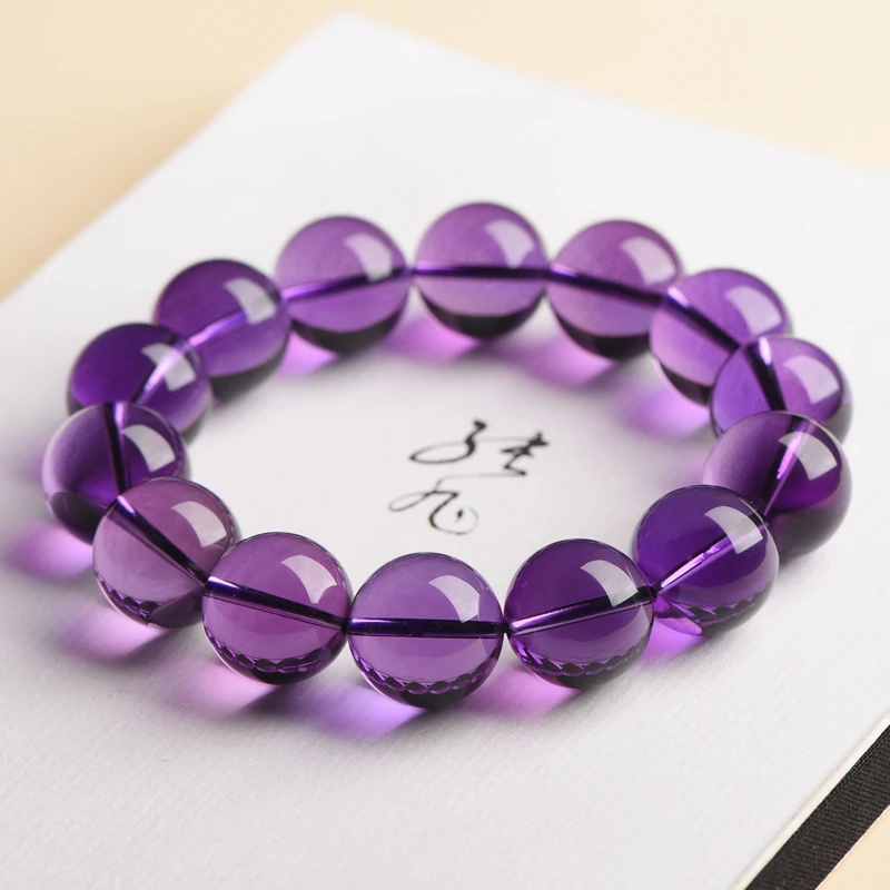 纯天然净体巴西紫水晶九紫离火手串时尚手链-尺寸可选-多样性发一