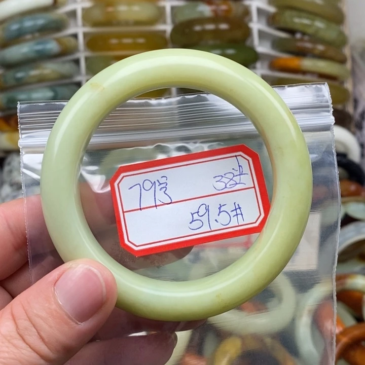 未镶嵌蛇纹石玉手绳