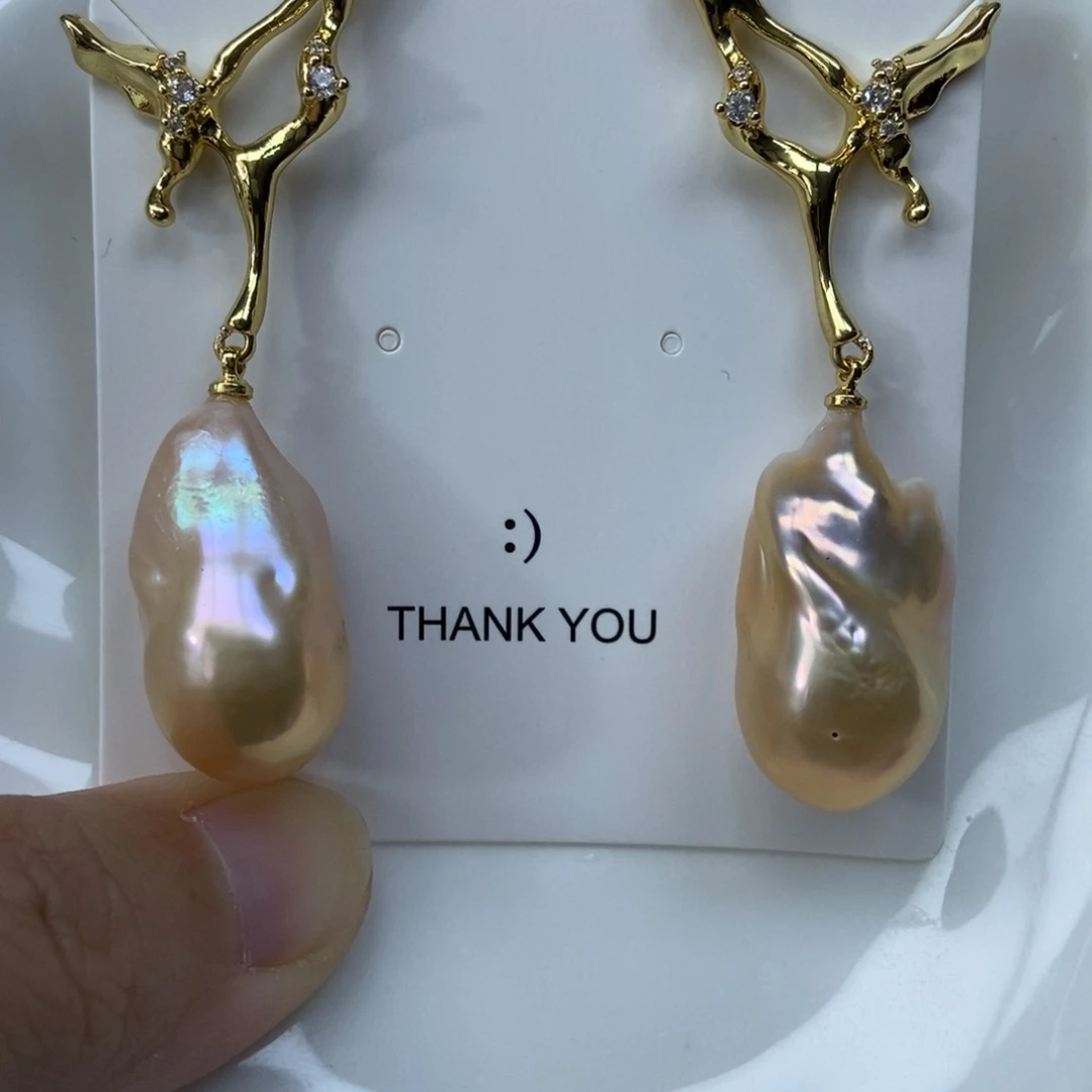 淡水珍珠耳饰合金福利205