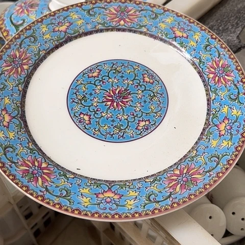 陶瓷7寸盘一个陶瓷陶瓷