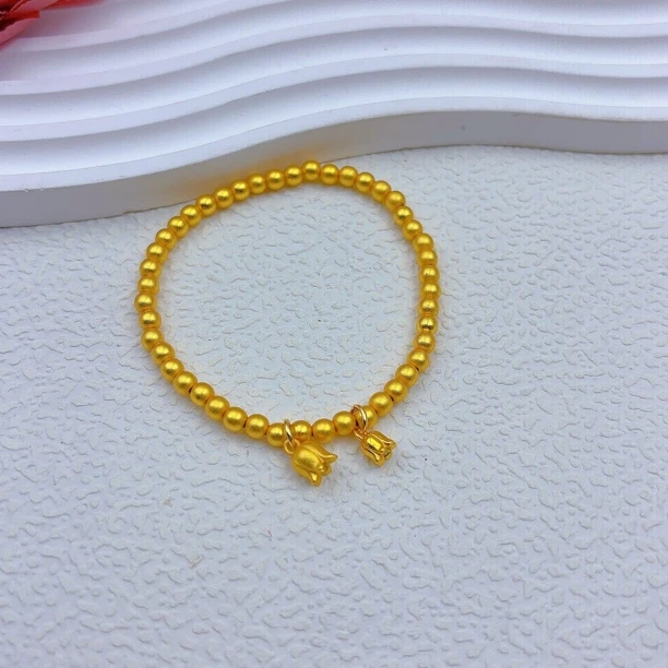 钛钢仿珍珠手链 纯手工502-8-2时尚百搭爆款精致手工美气质简约美