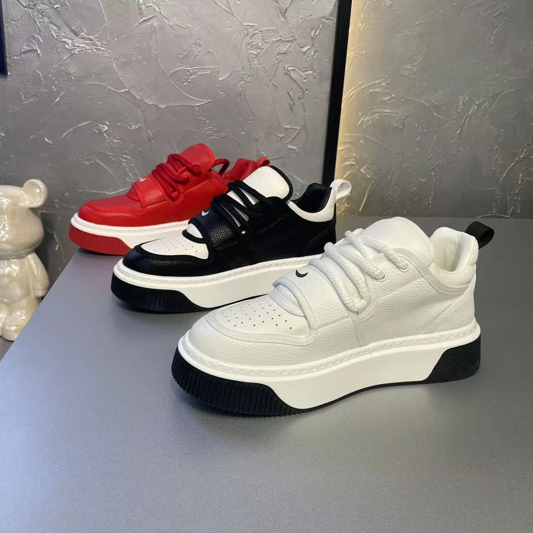 底潮鞋男鞋秋季单鞋高帮运动百搭干净痞帅男鞋夏天鞋子开车旅游鞋