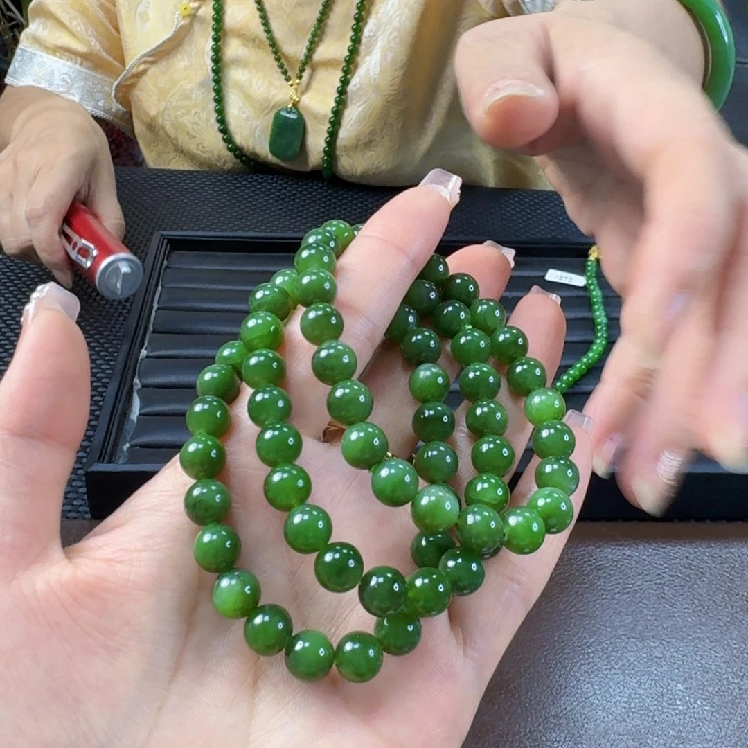 手链未镶嵌和田玉（碧玉）卡8发其一