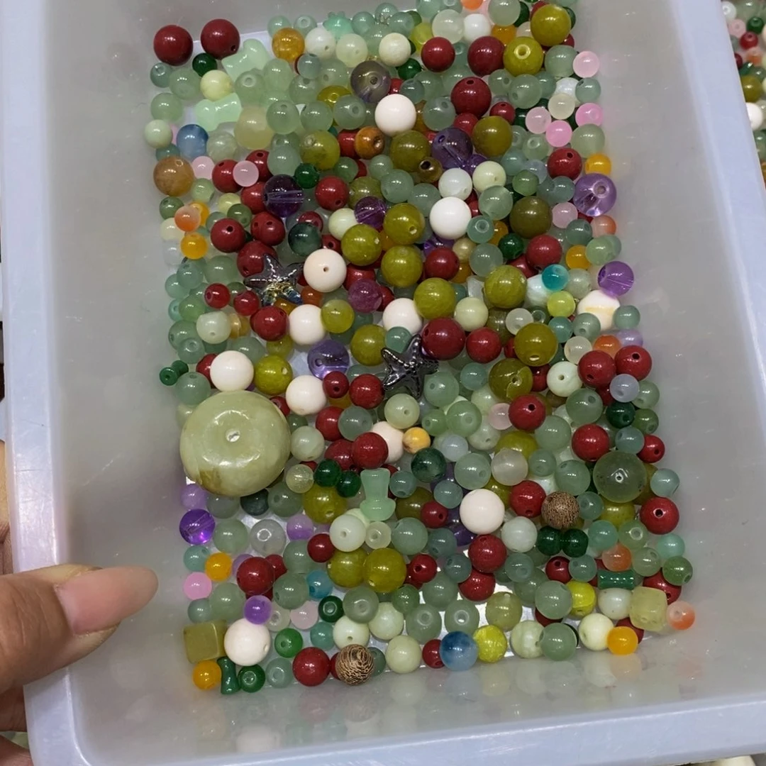 蛇纹石玉未镶嵌颈饰15