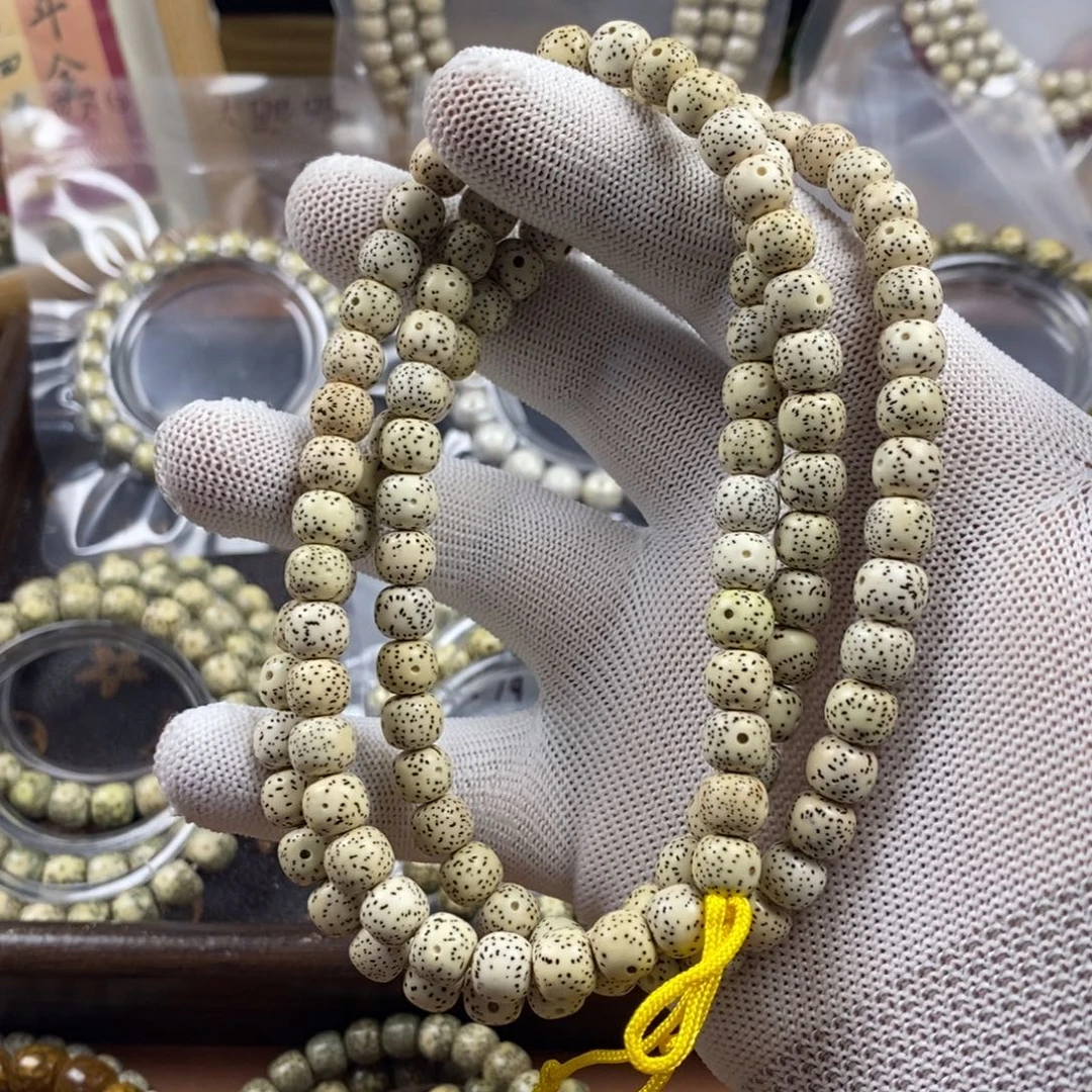 星月菩提吊坠原生态顺白108