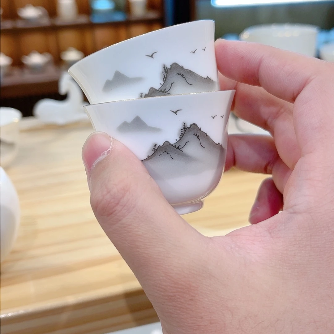 杯羊脂玉瓷羊脂玉瓷