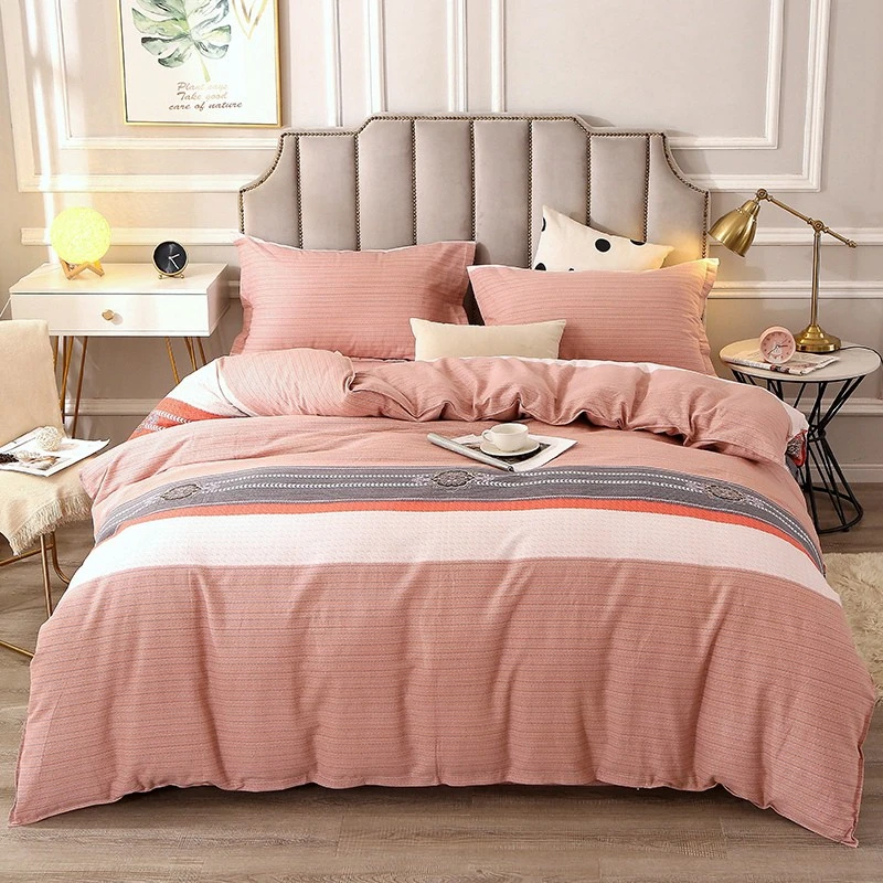 加厚磨毛四件套纯棉全棉2024新款秋冬被套床单宿舍三件套床上用品