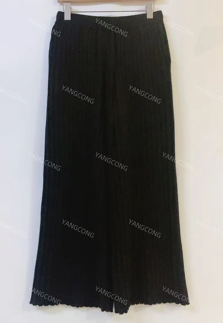 【羊绒裤子】秋冬新款高等级重磅高克重加厚软糯亲肤山羊绒针织衫