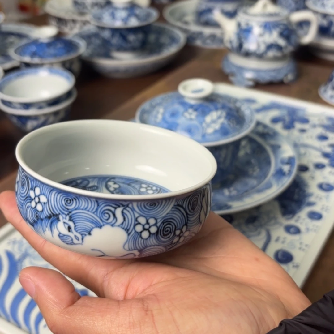 陶摆件景德镇手绘茶器