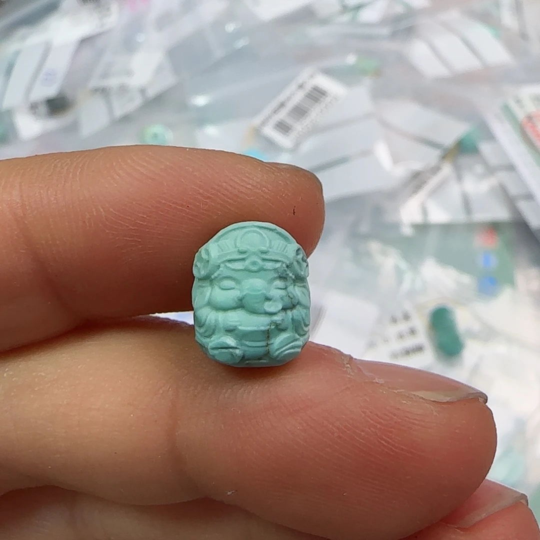 绿松石珠宝半成品未镶嵌