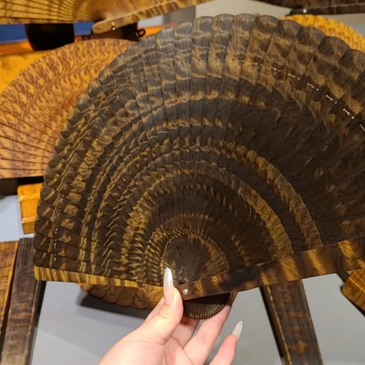 淼***爸扇子24小叶桢楠金丝楠木苏扇阴沉