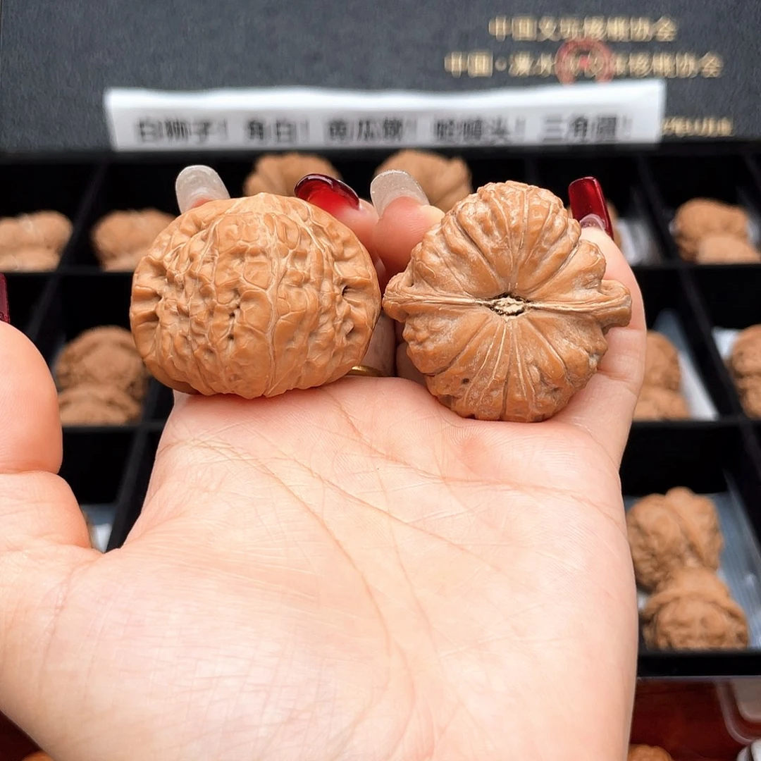 把件文玩核桃40南瓜全品边肚同尺正肩开播福利4013