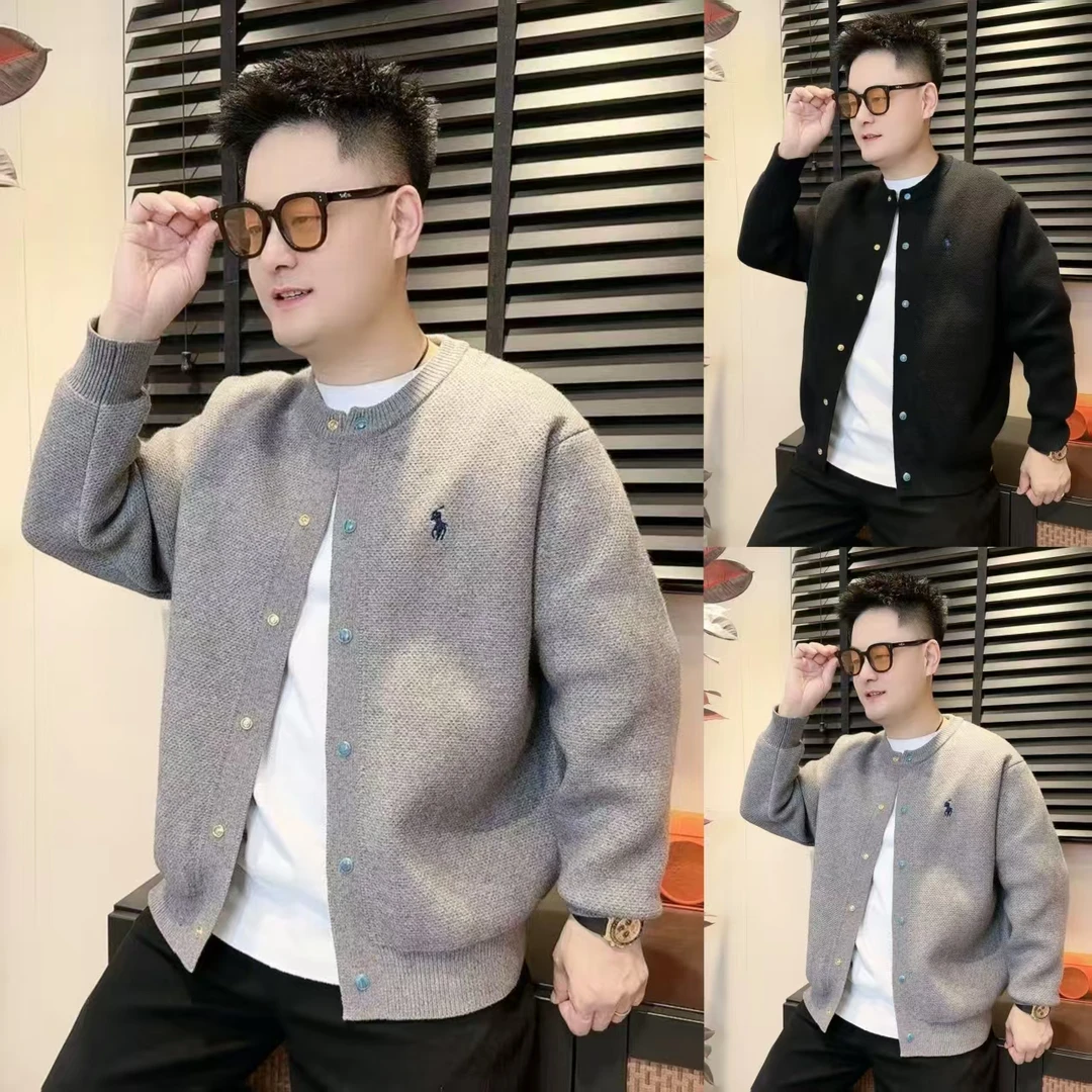 针织开衫毛衣男士休闲百搭春季新品圆领哈灵顿针织毛衣86311男生