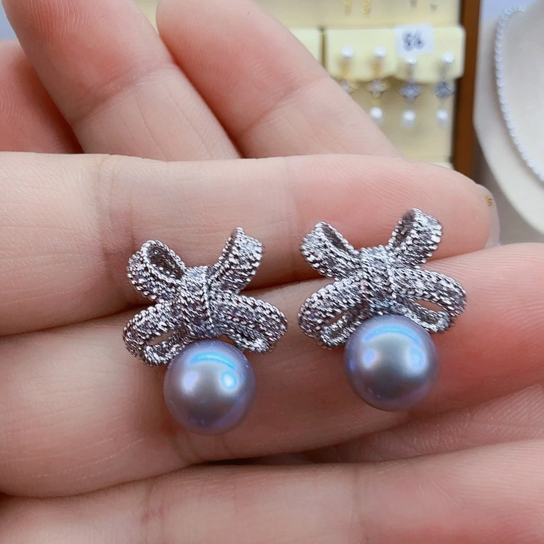 未镶嵌耳饰淡水珍珠