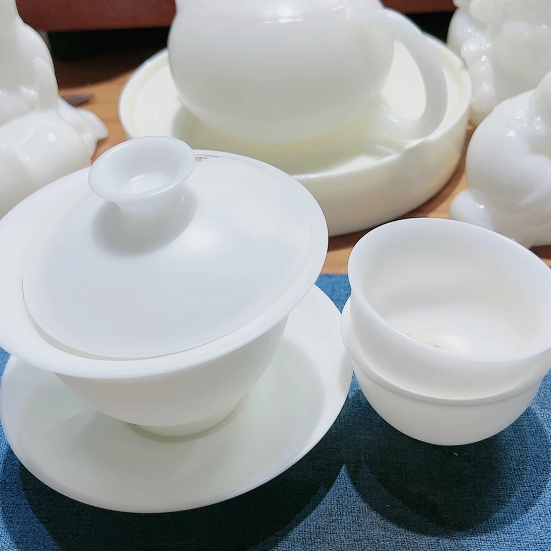 瓷片素烧高冰150cc送2个55ccc