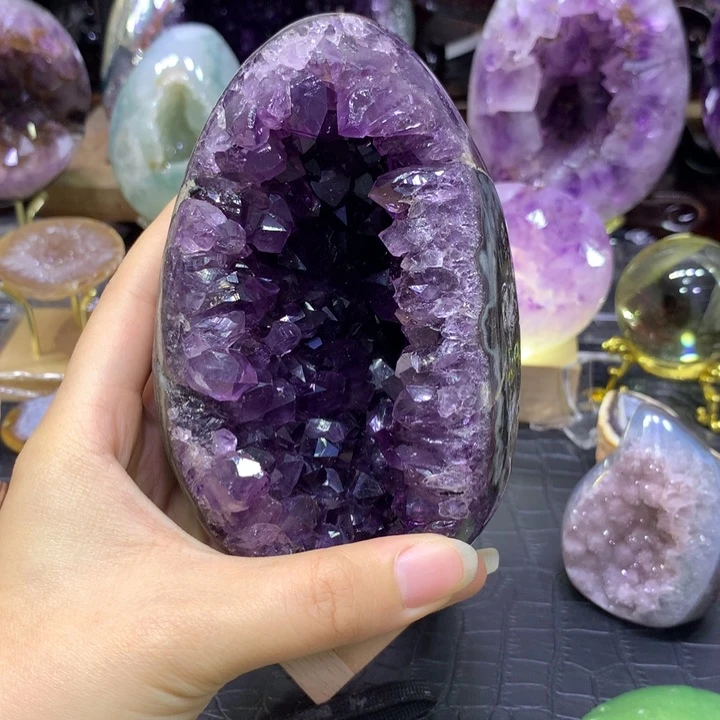 紫晶珠宝半成品未镶嵌雷**令