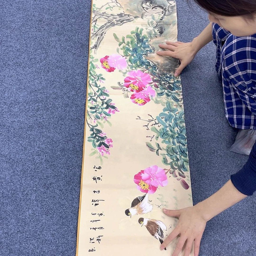 国画作品小姐姐放漏…