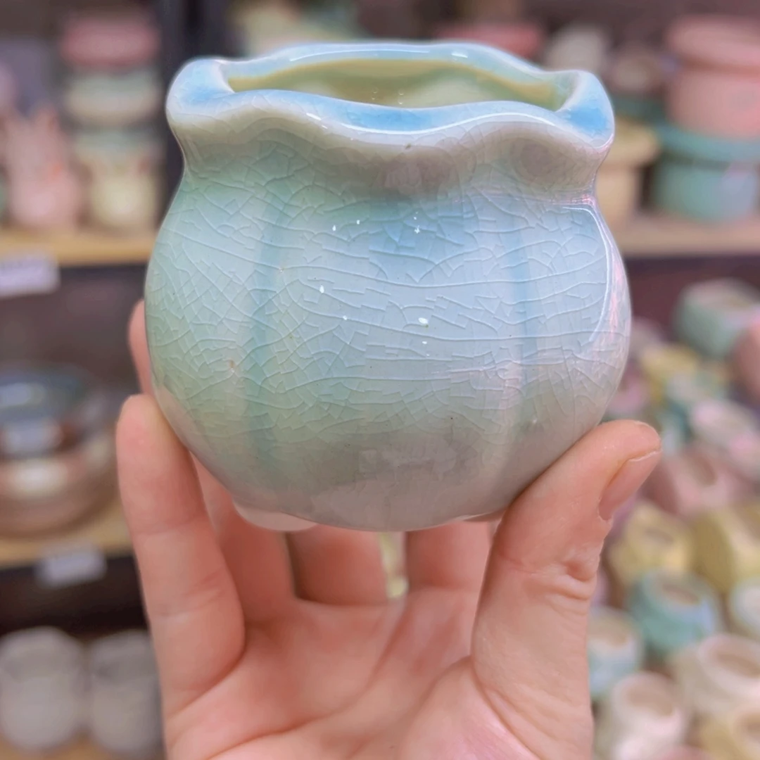 陶瓷花盆当场凑满12包邮