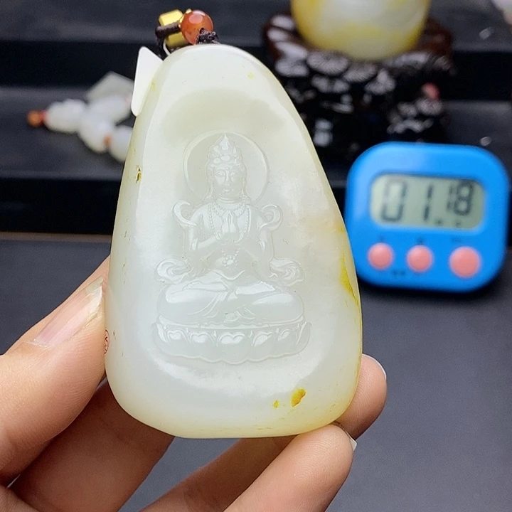 和田玉挂件未镶嵌F