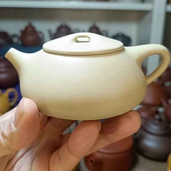 紫砂茶壶原矿本山段景舟石瓢230cc半手工