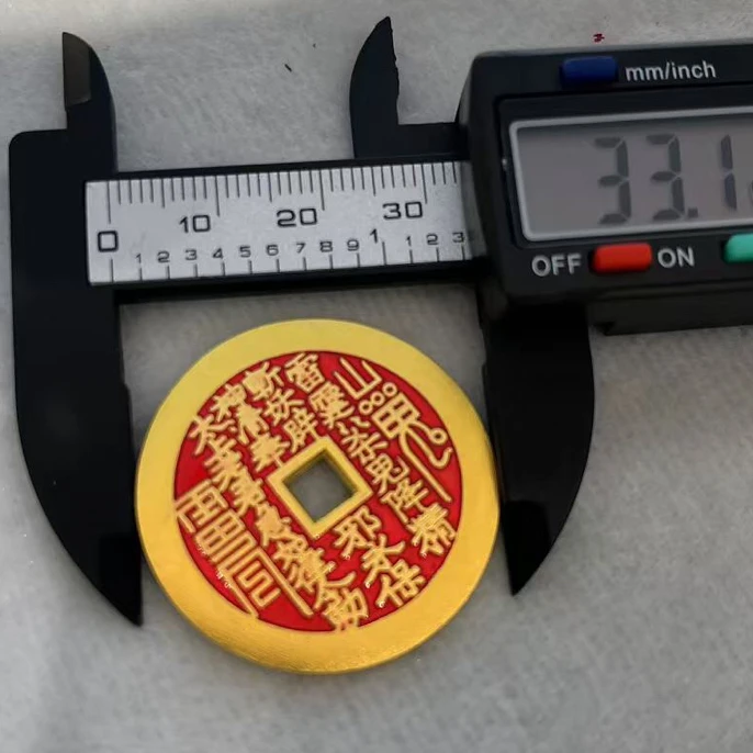 足金999老君浮尘山花实心现代工艺品