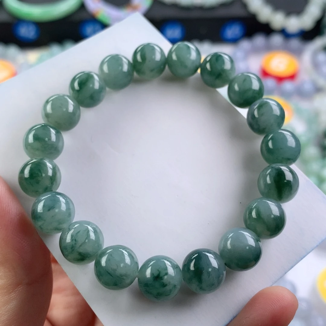 翡翠未镶嵌手链卡10