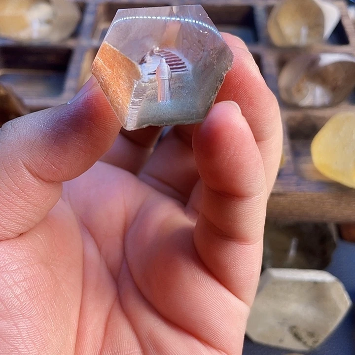 水晶未镶嵌珠宝半成品