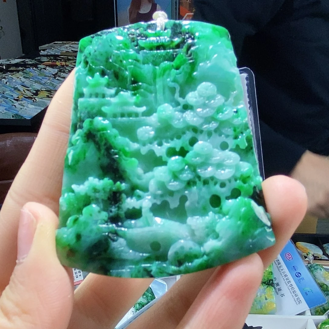 颈饰未镶嵌翡翠翡翠