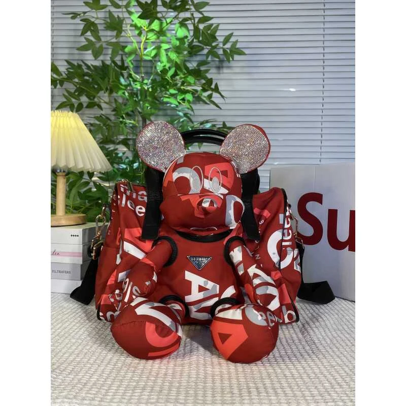 【撞入春天】格艾伦米奇带钻百搭时尚手提单肩斜挎包