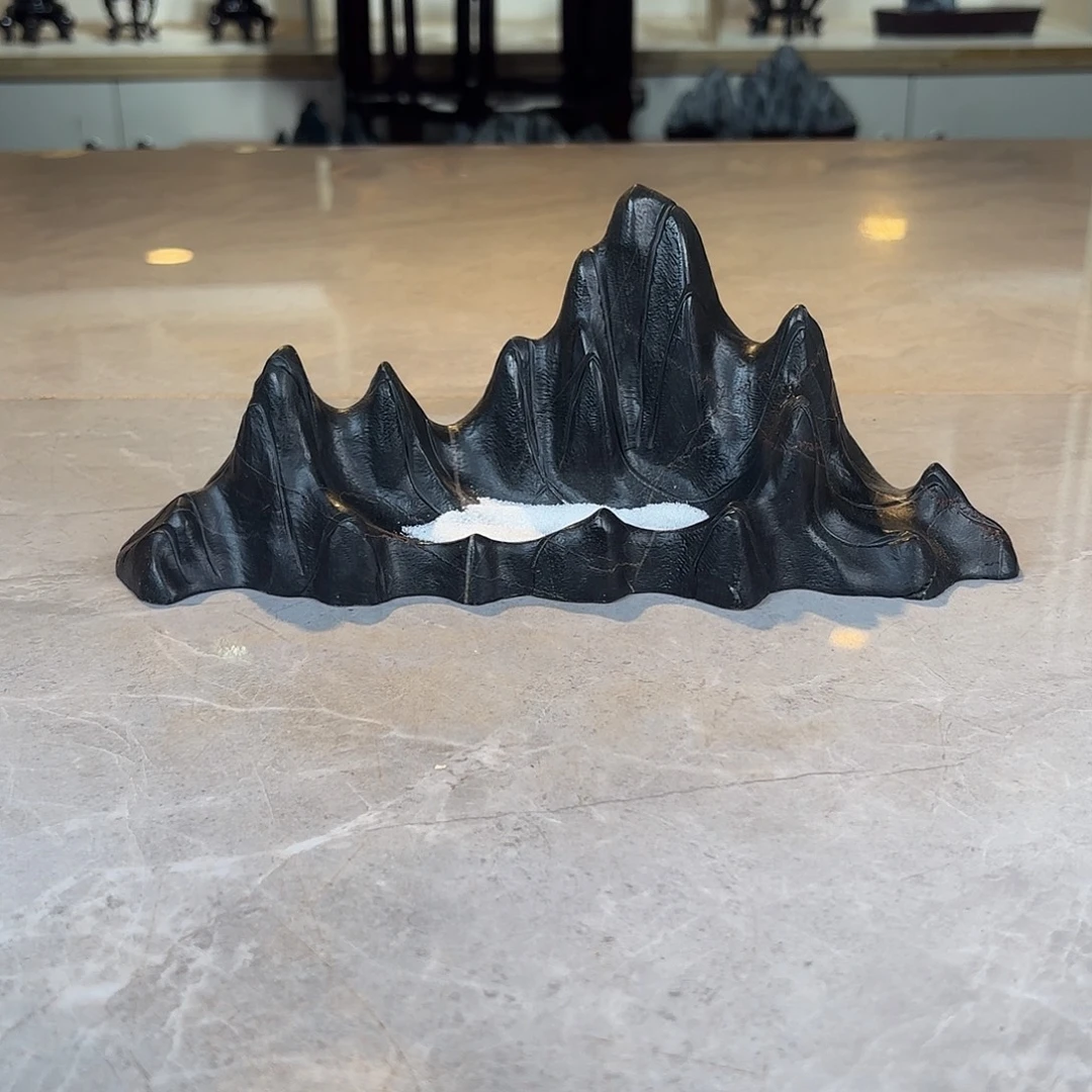 清***灵璧石手工雕刻奇石摆件