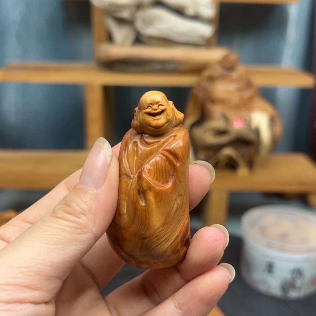 木用****9崖柏木摆件手把件