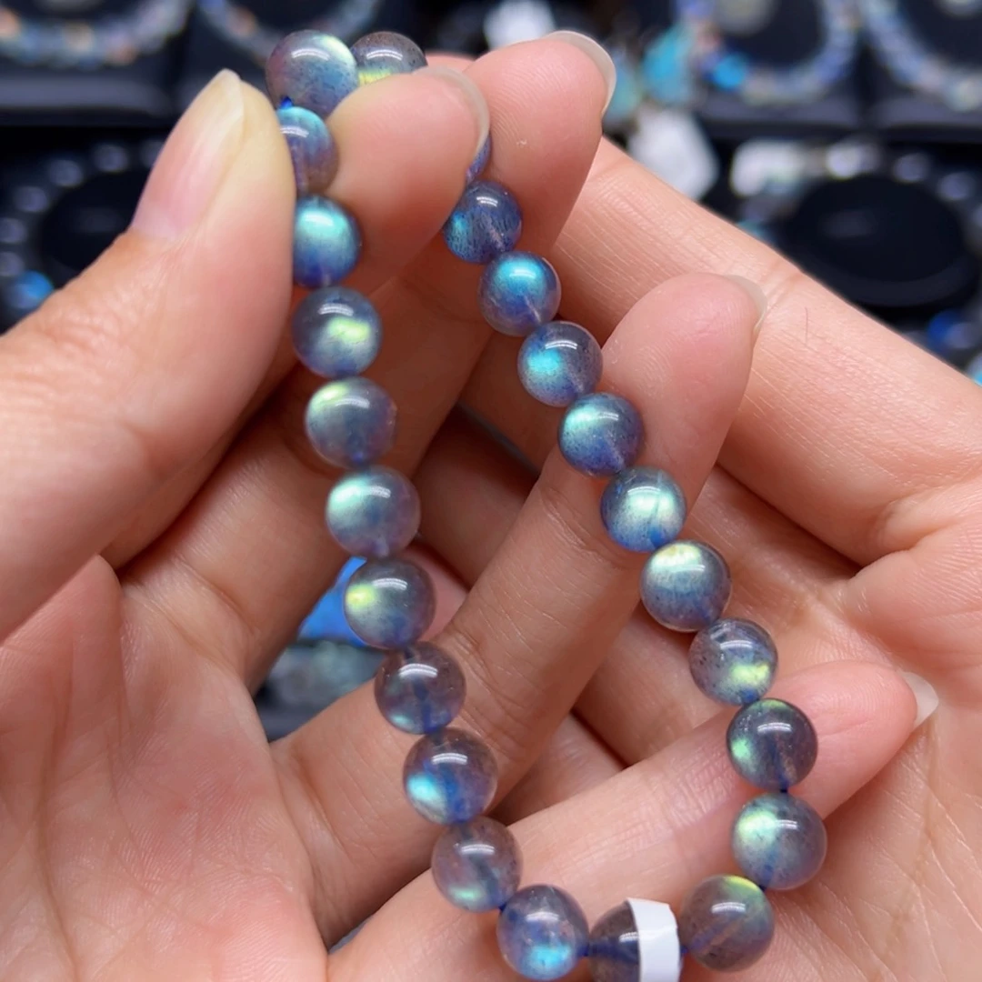 未镶嵌手链长石7.8左右